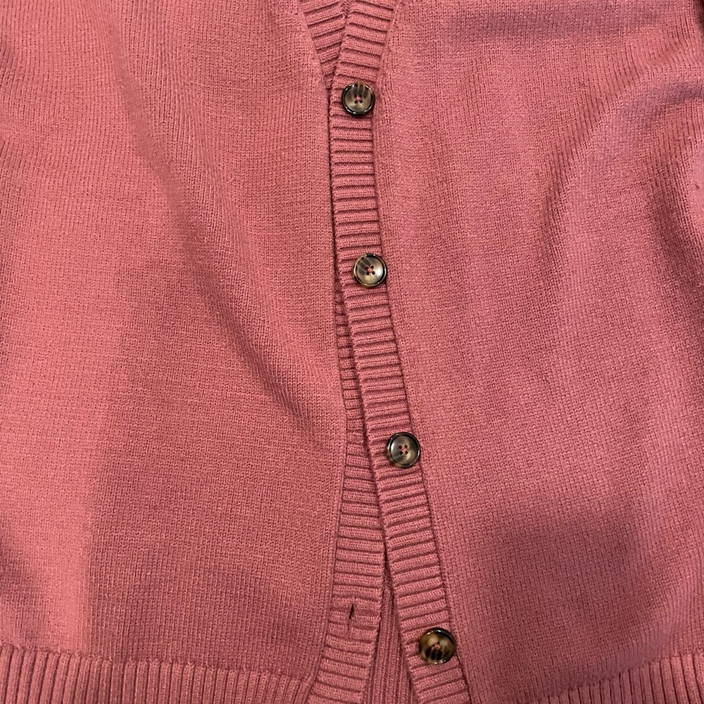 torrid Dusty Rose Button-Front Cardigan